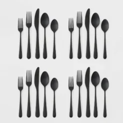 20pc Harrington Flatware Set Black - Threshold™ 2 20pc Harrington Flatware Set Black - Threshold™ -WarmWhisper Store GUEST 701d9c22 9fd0 4379 8eb2 5dfad3133a69