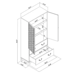 Brandeis Woven Cabinet Brown - Threshold™ Designed With Studio McGee -WarmWhisper Store GUEST 707bd53d 9cc8 4d72 96d2 6474dbf4e472