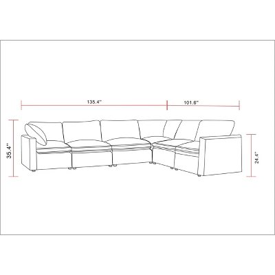 6pc Allandale Modular Sectional Sofa Set - Project 62™ 6pc Allandale Modular Sectional Sofa Set - Project 62™ -WarmWhisper Store GUEST 726a1934 b02b 4ad9 a72b c86219cb5c9d