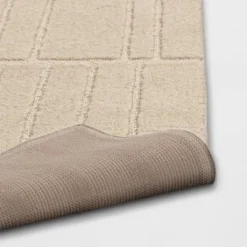 2'6"x3'8" Washable Uneven Blocks Accent Rug - Threshold™ -WarmWhisper Store GUEST 7272dfc6 3d71 4179 af9a a97b03297265