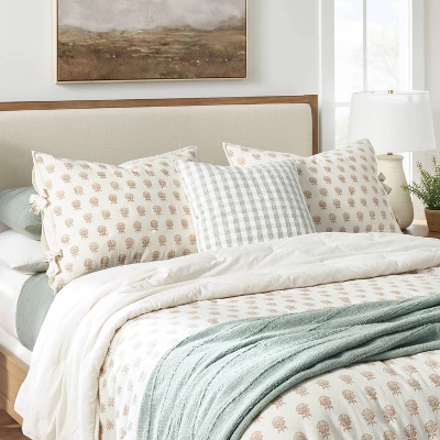 Lofty Cotton Slub Woodblock Print Floral Quilt Sham White/Mauve – Threshold™ designed with Studio McGee Lofty Cotton Slub Woodblock Print Floral Quilt Sham White/Mauve – Threshold™ Designed With Studio McGee -WarmWhisper Store GUEST 72fbdccb e320 4731 b6bc 38340c4465c5