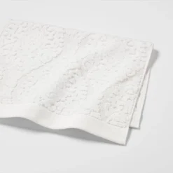 Ogee Towel White - Threshold™ -WarmWhisper Store GUEST 73f2bb81 cc3a 4e84 9535 9fb46e58e4b7
