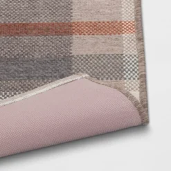 1'8"x2'10" Washable Fall Checkered Accent Rug Tan - Threshold™ -WarmWhisper Store GUEST 750cbe19 8f55 435d 85a6 1ac0a8d6e978