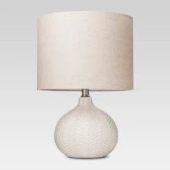 Textured Ceramic Accent Lamp Cream - Threshold™ -WarmWhisper Store GUEST 755a0d43 5e83 4582 a96a d96f0a939760