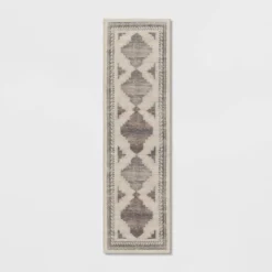 Cromwell Washable Printed Persian Style Rug Tan - Threshold™ -WarmWhisper Store GUEST 7572b61d 7e92 4f45 882c 269ed203935b