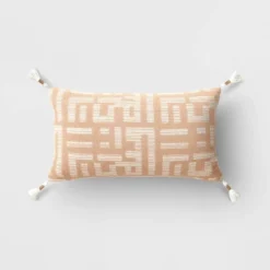 Oversized Modern Geometric Patterned Lumbar Throw Pillow - Threshold™ -WarmWhisper Store GUEST 76809ffc bd12 442e 81e0 b1dbb5375fbe