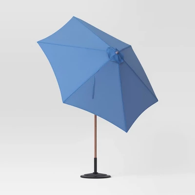 9'x9' Market Patio Umbrella - Light Wood Pole - Threshold™ 9'x9' Market Patio Umbrella - Light Wood Pole - Threshold™ -WarmWhisper Store GUEST 76894177 049d 40ed 9f08 076763021b50