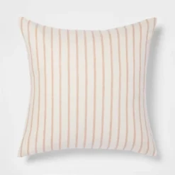 Oversized Cotton Striped Square Throw Pillow - Threshold™ -WarmWhisper Store GUEST 77e1905c c1c4 4526 a8d1 31176f98a870