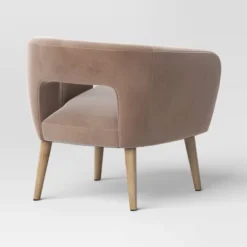 Barrel Open Back Accent Chair Velvet Camel - Threshold™ -WarmWhisper Store GUEST 7cda3f6e f279 4070 a7ef 92b757c1d401