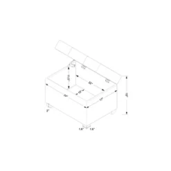 Essex Single Storage Ottoman - Threshold™ -WarmWhisper Store GUEST 7daf8fb7 ace4 4731 8dd9 6933718d7b73