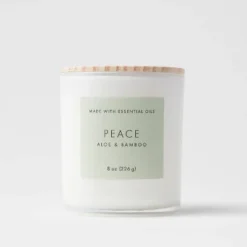 Wood Lidded Glass Wellness Peace Candle - Threshold™ -WarmWhisper Store GUEST 7dafd42c 8838 4237 adb0 5f8c4050c49a