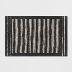 2'6"x4' Washable Knitted Stripe Accent Rug - Threshold™ -WarmWhisper Store GUEST 7e13fd4e 0cc7 4dd3 bc07 7b6e94ae2fe6