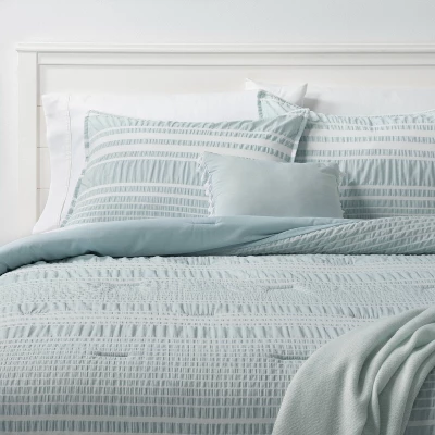 5pc Seersucker Stripe Comforter Set - Threshold™ 5pc Seersucker Stripe Comforter Set - Threshold™ -WarmWhisper Store GUEST 7ffa816a eaf4 4269 84b6 92f1c04652ff