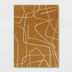Abstract Lines Rug Mustard - Threshold™ -WarmWhisper Store GUEST 81567303 b2d4 42e0 a48e 1fb6e86e7ad4