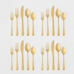 20pc Harrington Flatware Set Gold - Threshold™ 2 20pc Harrington Flatware Set Gold - Threshold™ -WarmWhisper Store GUEST 83f8ea2e 2885 4bf8 9e92 e1aa54e1e88c