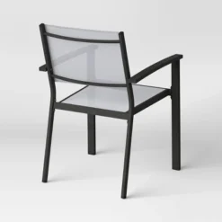 2pc Ryegate Weathered Teak Sling Outdoor Patio Dining Chairs Arm Chairs Gray - Threshold™ 2 2pc Ryegate Weathered Teak Sling Outdoor Patio Dining Chairs Arm Chairs Gray - Threshold™ -WarmWhisper Store GUEST 84955e75 3ec0 44c5 927e db67c16c3cae