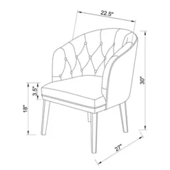 Catonsville Barrel Chair - Threshold™ -WarmWhisper Store GUEST 84d57330 6205 40a6 86a3 35635ca951ac