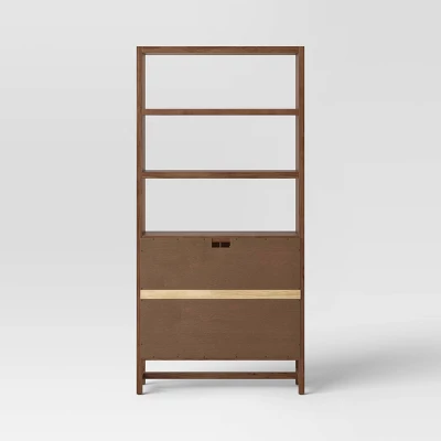 70.5" Warwick Storage Bookcase Brown - Threshold™ 70.5" Warwick Storage Bookcase Brown - Threshold™ -WarmWhisper Store GUEST 85980270 0fc8 4a5b ba6e e66fa9ae95c9