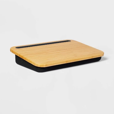 Bamboo Lap Desk with Powerbank and Charging Cable Brown/Black - Threshold™ Bamboo Lap Desk With Powerbank And Charging Cable Brown/Black - Threshold™ -WarmWhisper Store GUEST 8883f6ad 0fb5 4d88 83ff 5f9a6ad730c4