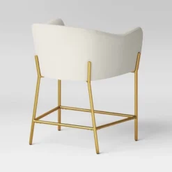 Gladden Barrel Counter Height Stool Cream Boucle/Brass - Opalhouse™ Designed With Jungalow™ -WarmWhisper Store GUEST 8908b10e 6619 4cc9 8d47 52bf3116fe16
