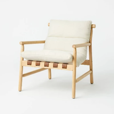Holly Sling Back Accent Chair Cream/Natural - Threshold™ designed with Studio McGee Holly Sling Back Accent Chair Cream/Natural - Threshold™ Designed With Studio McGee -WarmWhisper Store GUEST 89c26202 7ef9 4ca1 a497 96396e2fb05c