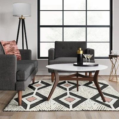 5'x7' Diamond Tufted Area Rug Off White - Threshold™ 5'x7' Diamond Tufted Area Rug Off White - Threshold™ -WarmWhisper Store GUEST 8b2d485a 8f92 42c8 8148 8ae6b84d098e