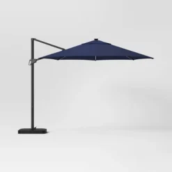 11'x11' Offset Solar Patio Umbrella - Black Pole - Threshold™ -WarmWhisper Store GUEST 8d69f96f db44 4b3a afcd 32a950477624