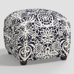 Poppy Ottoman In Damask - Skyline Furniture -WarmWhisper Store GUEST 8d963cef aa16 4f52 9a0e ff933e94cb9c