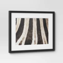 20" X 16" 2pc Zebra Close Up Glass Framed Wall Posters - Threshold™ -WarmWhisper Store GUEST 8f3618f8 f5a7 4f3b 952b de412847ddd1