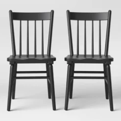 Set Of 2 Hassell Wood Dining Chair - Threshold™ -WarmWhisper Store GUEST 8f779746 dab5 45fe 9afd f86a6e77aadc