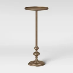 Londonberry Turned Accent Table Brass - Threshold™ -WarmWhisper Store GUEST 9015dc52 48a8 4cd2 9191 c3c1cce8e7c2