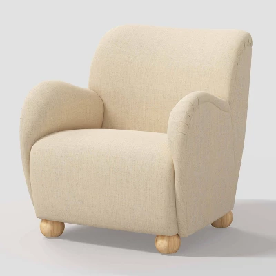 Rumi Armchair in Linen - Threshold™ Rumi Armchair In Linen - Threshold™ -WarmWhisper Store GUEST 9023c513 158a 4f5b a5bf a082f73626d8