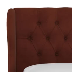 Wingback Platform Bed Velvet - Skyline Furniture 2 Wingback Platform Bed Velvet - Skyline Furniture -WarmWhisper Store GUEST 9056210f 955a 47e0 a7a6 a46905ca425d