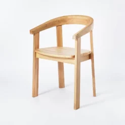 Terra Solid Wood Curved Back Dining Chair - Threshold™ Designed With Studio McGee 7 Terra Solid Wood Curved Back Dining Chair - Threshold™ Designed With Studio McGee -WarmWhisper Store GUEST 9247e68d 2d42 4de0 acf8 805ddf967c24