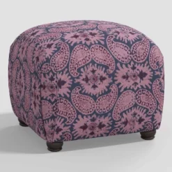 Poppy Ottoman In Damask - Skyline Furniture -WarmWhisper Store GUEST 93ba61ba 574c 45ca 9c71 297a8f25aa5d