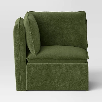 Haven Velvet Modular French Seam Corner Sofa Dark Green - Threshold™ Haven Velvet Modular French Seam Corner Sofa Dark Green - Threshold™ -WarmWhisper Store GUEST 93f344e8 b5f3 469d b1a0 56fa85dc69c8