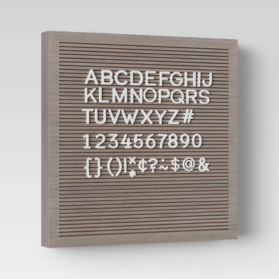 14"x 14" Wood Letterboard Gray - Threshold™ 14"x 14" Wood Letterboard Gray - Threshold™ -WarmWhisper Store GUEST 957298c7 df89 4399 be97 b0a53cd8aca6