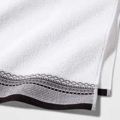 Diamond Border Terry Bath Towel - Threshold™