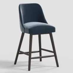 Geller Counter Height Barstool In Shiny Velvet - Threshold™ -WarmWhisper Store GUEST 96359262 3ea2 4d28 ac85 e6aa57e23628