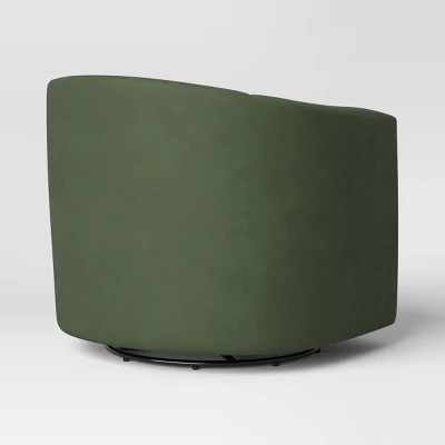 Large Aveline Swivel Chair Olive Velvet - Threshold™ Large Aveline Swivel Chair Olive Velvet - Threshold™ -WarmWhisper Store GUEST 96e66ab7 4503 45e8 a571 112f875a91d9