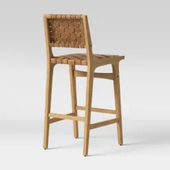 Ceylon Woven And Wood Barstool - Threshold™ -WarmWhisper Store GUEST 97729f57 2dc0 4c9f 9157 318e2db4fc8f