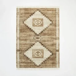 Double Medallion Persian Style Rug Tan - Threshold™ Designed With Studio McGee -WarmWhisper Store GUEST 97cac890 26d8 4ae1 8521 544e554d1190