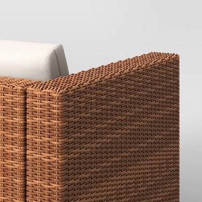 Brookfield Steel Wicker Loveseat - Light Brown - Threshold™ Brookfield Steel Wicker Loveseat - Light Brown - Threshold™ -WarmWhisper Store GUEST 98eccf06 7d43 4dab b2ee 17a0f019ccde