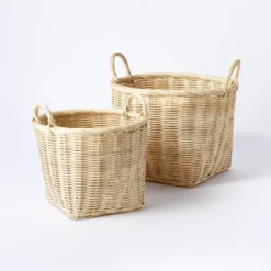 Medium Rattan Basket With Handles - Threshold™ Designed With Studio McGee -WarmWhisper Store GUEST 98f7439a f4f3 4b0c bb44 b05a87aca74b
