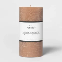 Pillar Ashwood And Palo Santo Candle Tan - Threshold™ 2 Pillar Ashwood And Palo Santo Candle Tan - Threshold™ -WarmWhisper Store GUEST 9913791a f1ef 43d9 aaea 68b743474f9b