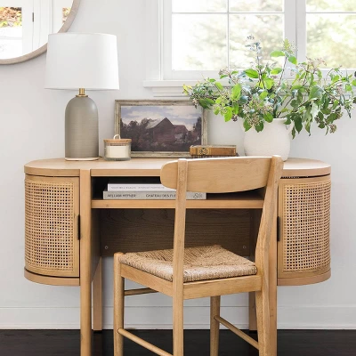 Logan Wood Dining Chair with Woven Seat - Threshold™ designed with Studio McGee Logan Wood Dining Chair With Woven Seat - Threshold™ Designed With Studio McGee -WarmWhisper Store GUEST 9976a675 ca2f 41a0 a6ef 4a5d3b594485