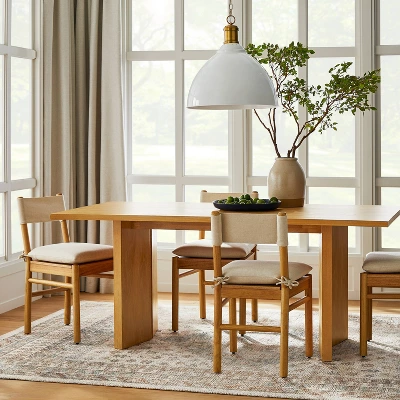 Bell Canyon Solid Wood Dining Table Natural - Threshold™ designed with Studio McGee Bell Canyon Solid Wood Dining Table Natural - Threshold™ Designed With Studio McGee -WarmWhisper Store GUEST 9c0b2aaf 7ee4 4456 85f2 a03dad3ccef4