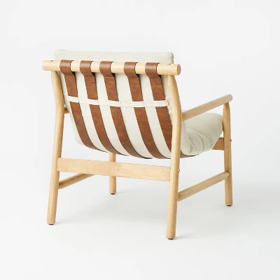 Holly Sling Back Accent Chair Cream/Natural - Threshold™ designed with Studio McGee Holly Sling Back Accent Chair Cream/Natural - Threshold™ Designed With Studio McGee -WarmWhisper Store GUEST 9cc8bd68 2282 4f24 a5d8 481e2294a461