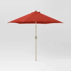 9'x9' Market Patio Umbrella - Light Wood Pole - Threshold™ 16 9'x9' Market Patio Umbrella - Light Wood Pole - Threshold™ -WarmWhisper Store GUEST 9db5dec2 e939 4b4f 952d 58f53d61f0ef