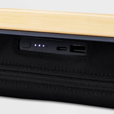 Bamboo Lap Desk with Powerbank and Charging Cable Brown/Black - Threshold™ Bamboo Lap Desk With Powerbank And Charging Cable Brown/Black - Threshold™ -WarmWhisper Store GUEST a0fbd2b1 78d3 44b0 a610 5321a0dcc6c1